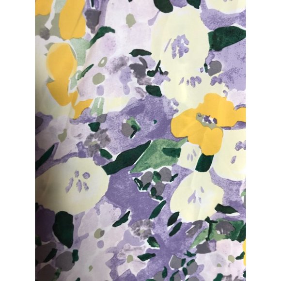 Entro Women's 2X Plus Size Beautiful Long Sleeve Abstract Floral Blouse - Picture 7 of 11